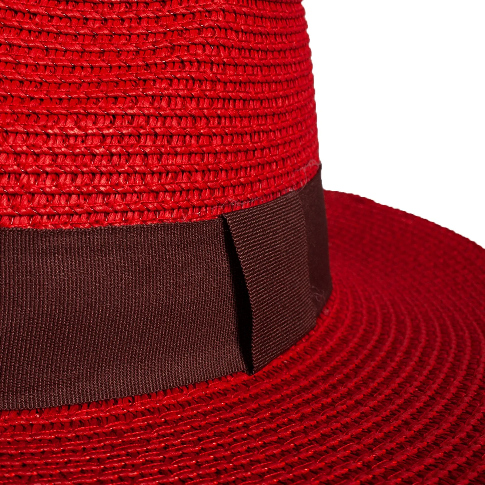Black Ginger Red Foldable Panama Hat