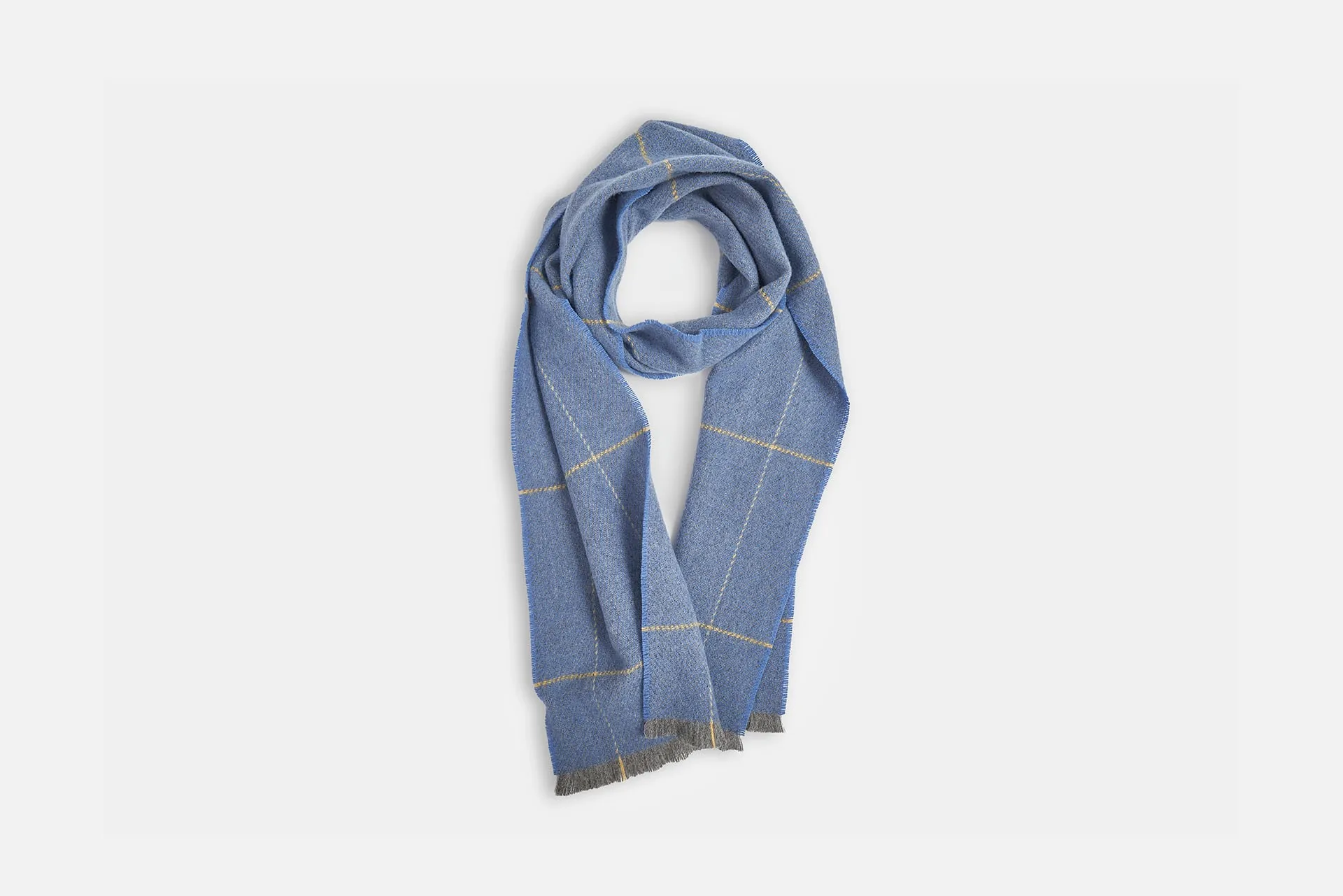 Blue Turra Lambswool Scarf