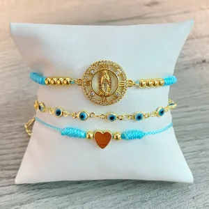 Blue Virgencita Set (3 pcs)