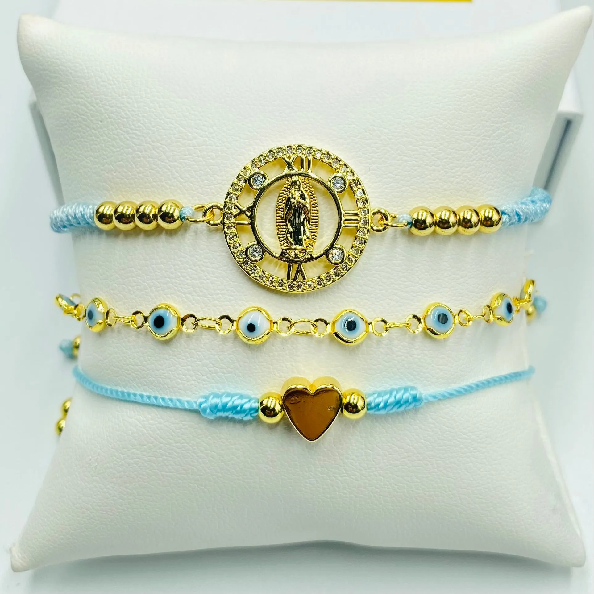 Blue Virgencita Set (3 pcs)