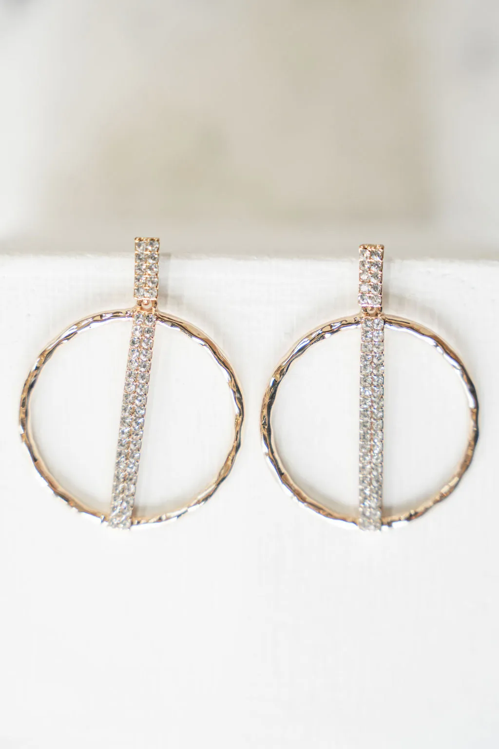 Boastful Diamonds Hoop Earrings