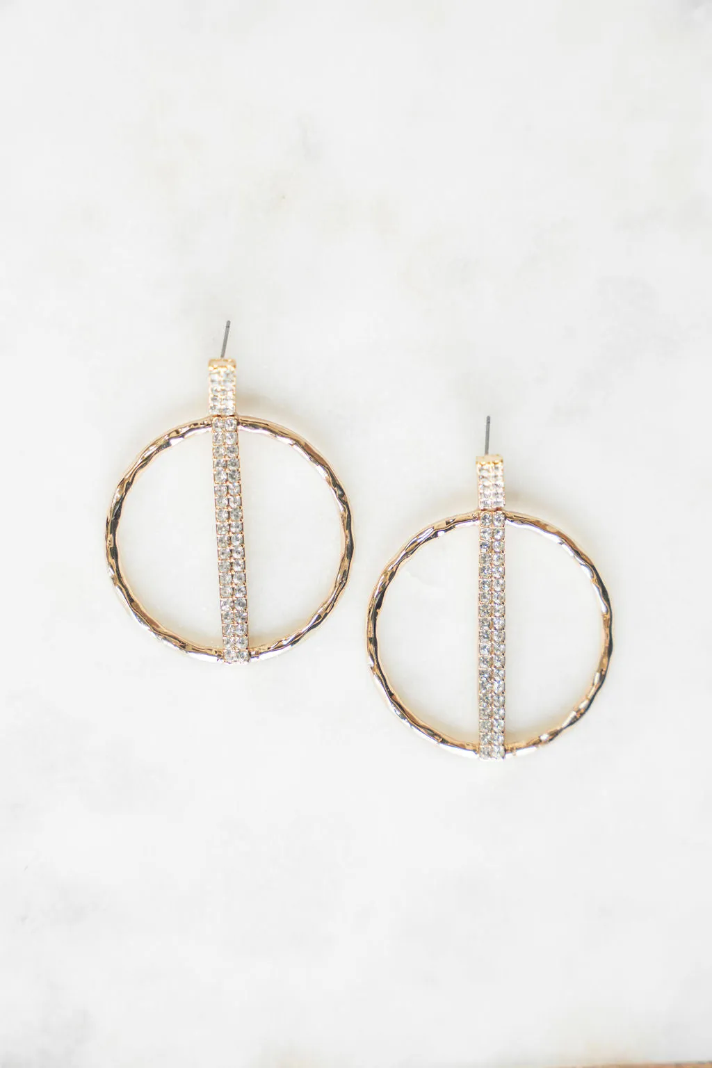 Boastful Diamonds Hoop Earrings