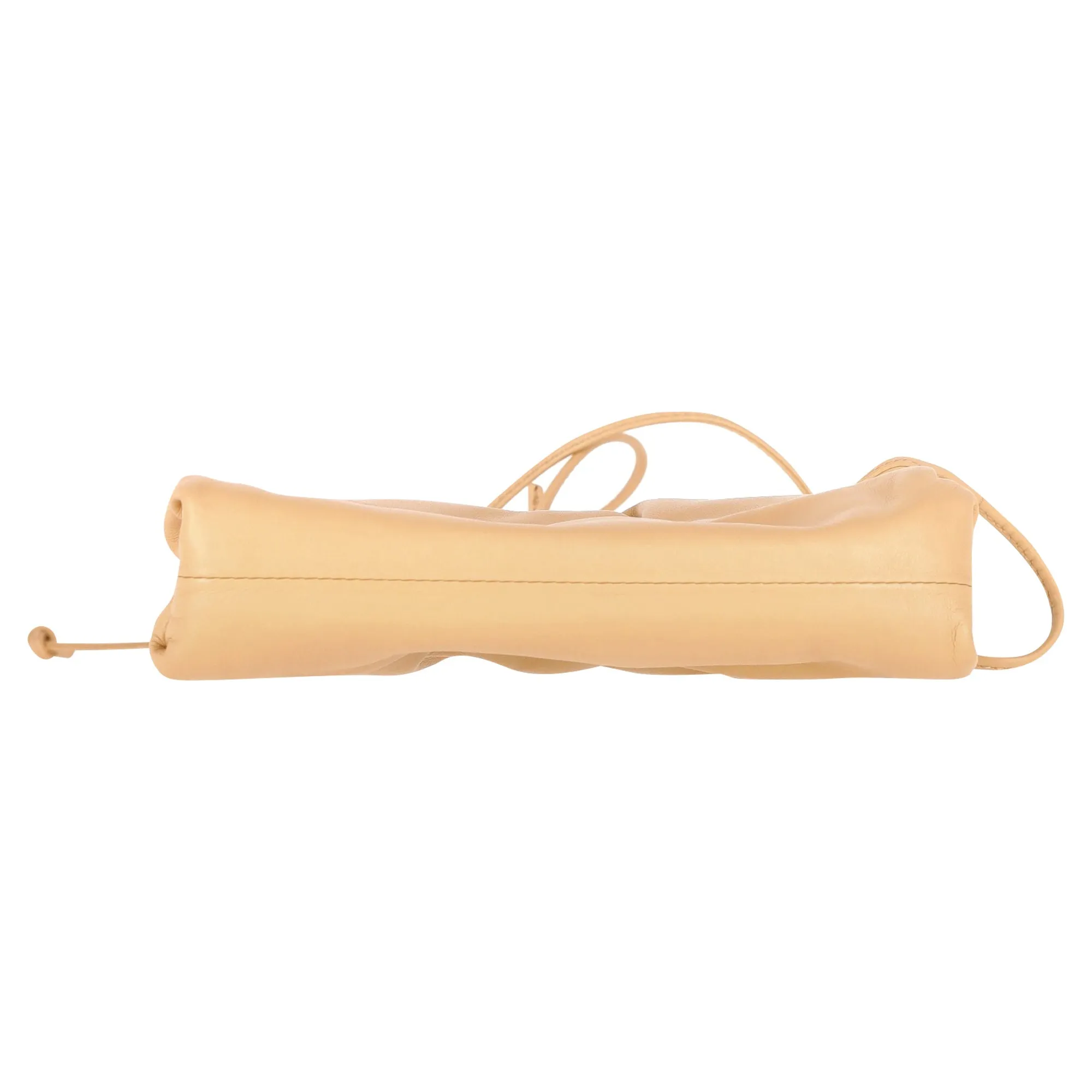 Bottega Veneta Mini Pouch 20 Sling Bag in Yellow Calfskin Leather