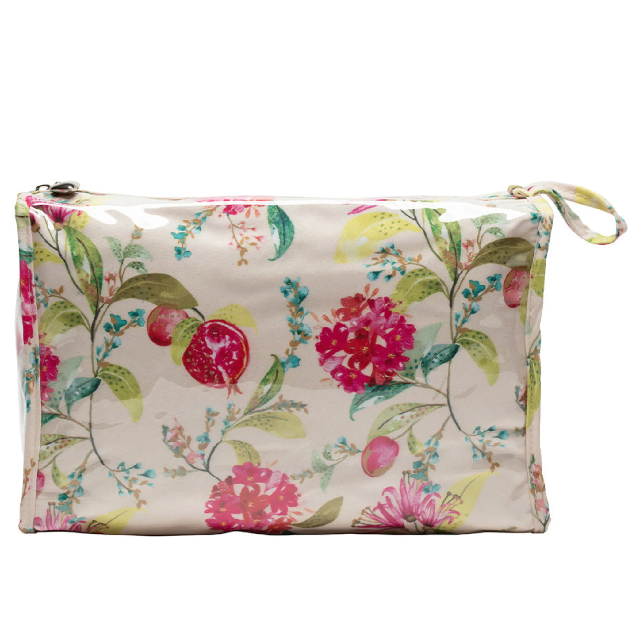 Box Cosmetic Bag in Pomegranate