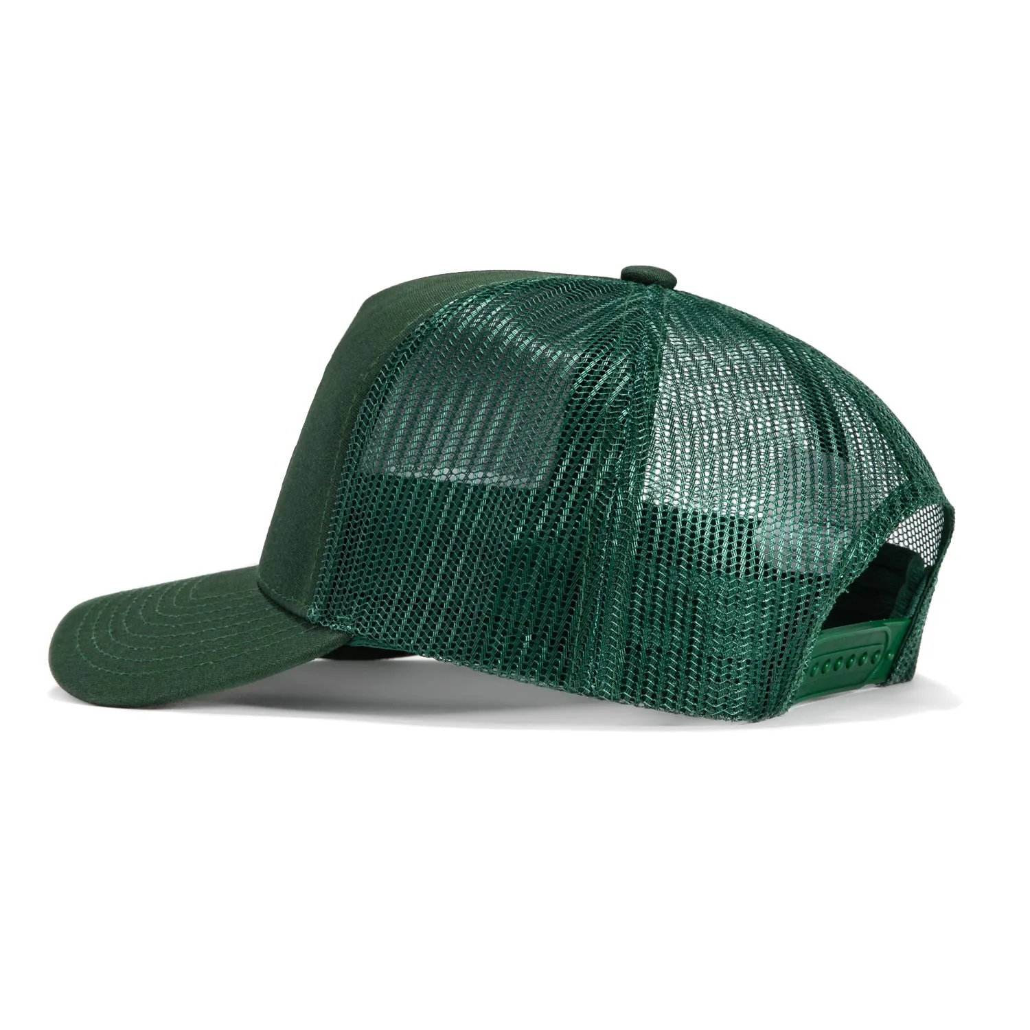 Brixton Alpha Block x C MP Mesh Snapback Hat - Green