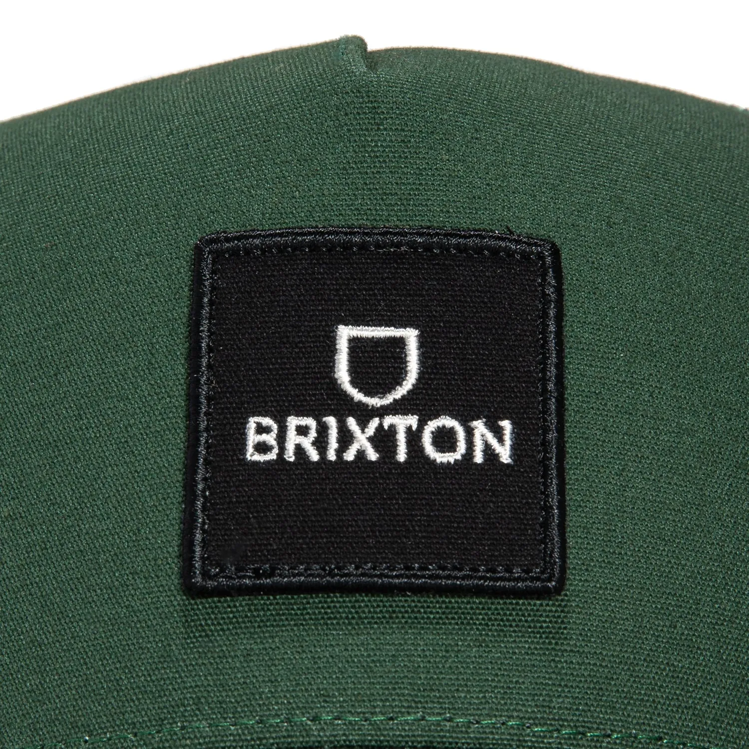 Brixton Alpha Block x C MP Mesh Snapback Hat - Green