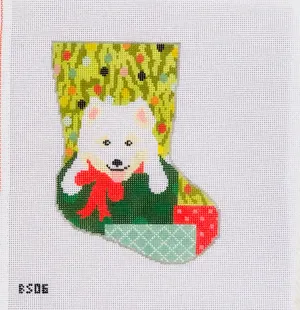 Bundle of Fun Mini Ornament Sized Stocking Canvas