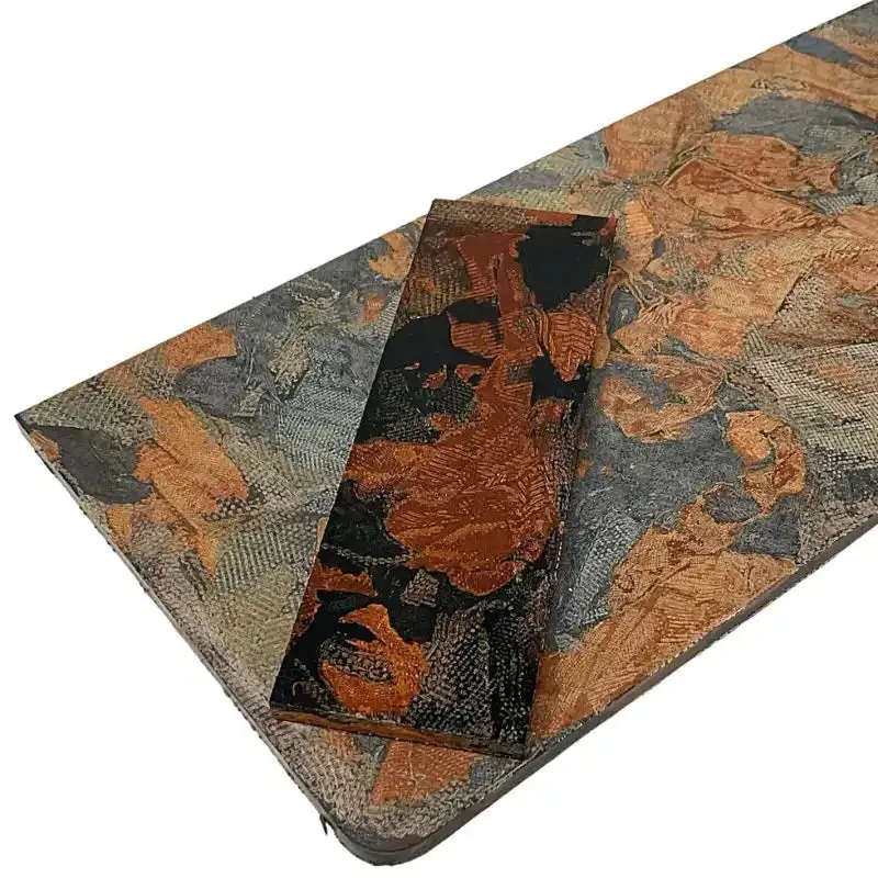 Burl Micarta- TERRACOTTA- Scales and Sheets