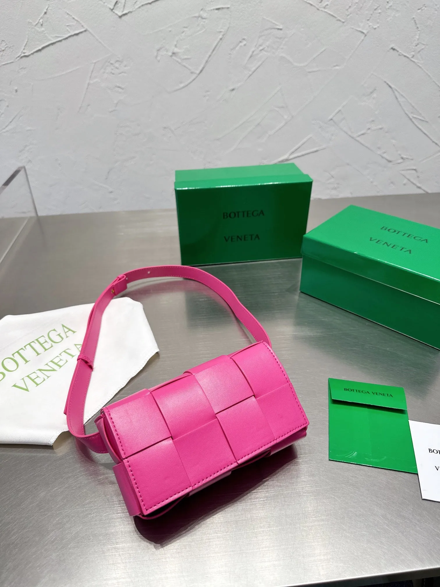 BV038  Candy Cassette Mini Belt Bag / 13.7x7.1x2inch