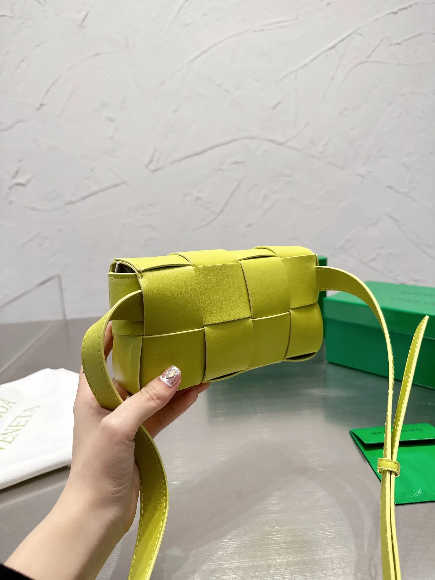 BV038  Candy Cassette Mini Belt Bag / 13.7x7.1x2inch