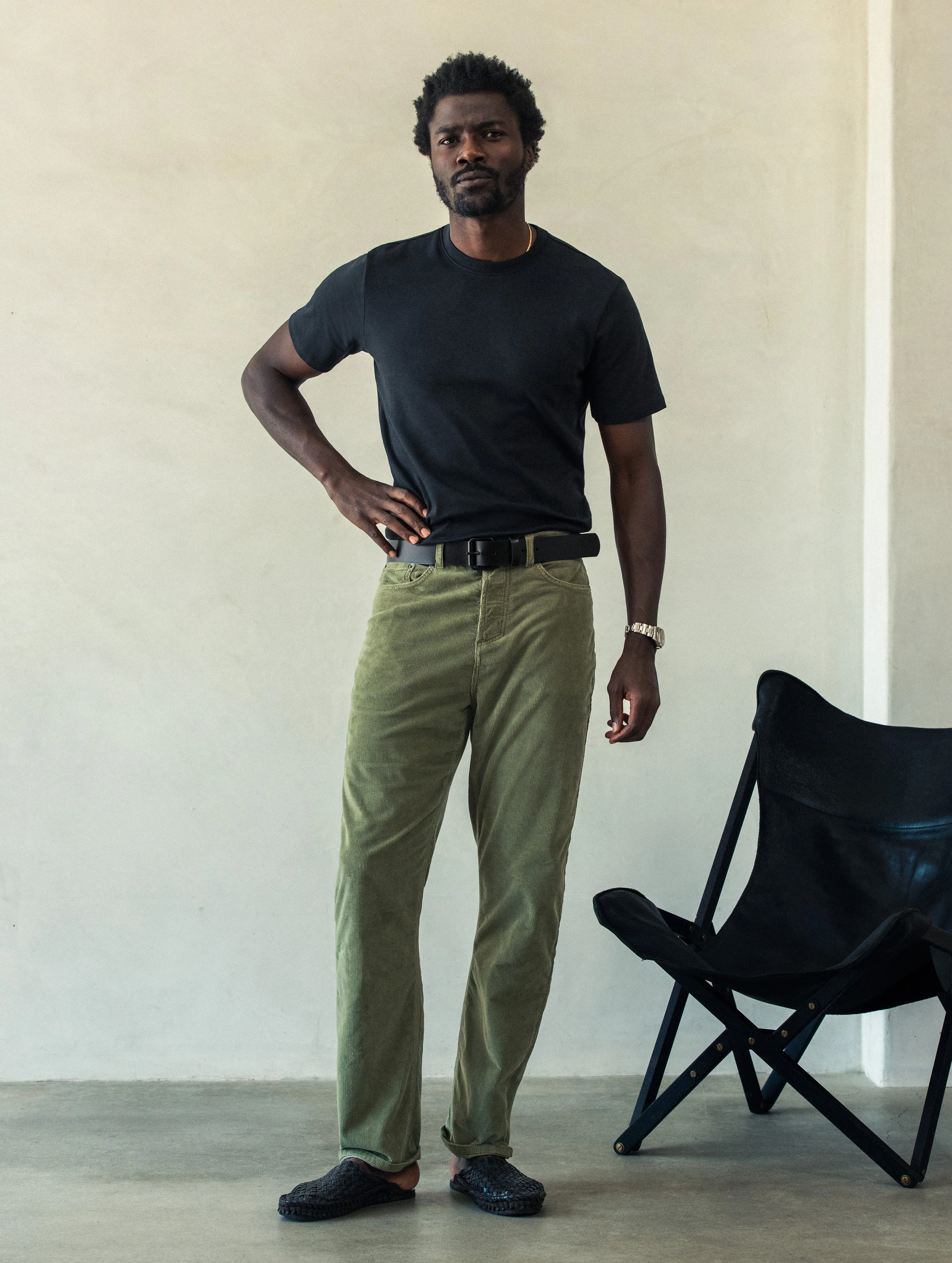 Canyon Leather Belt - Onyx Black