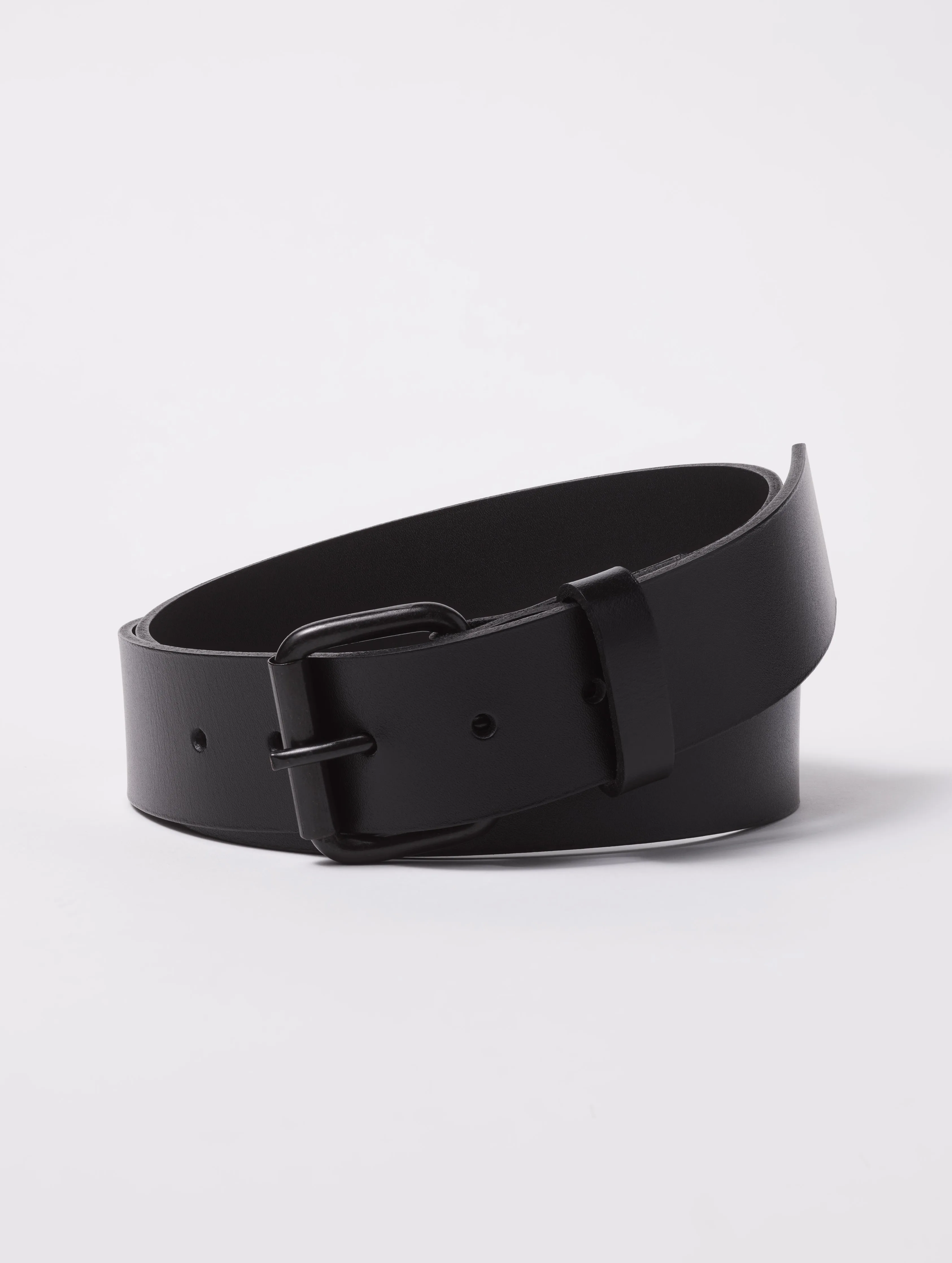 Canyon Leather Belt - Onyx Black