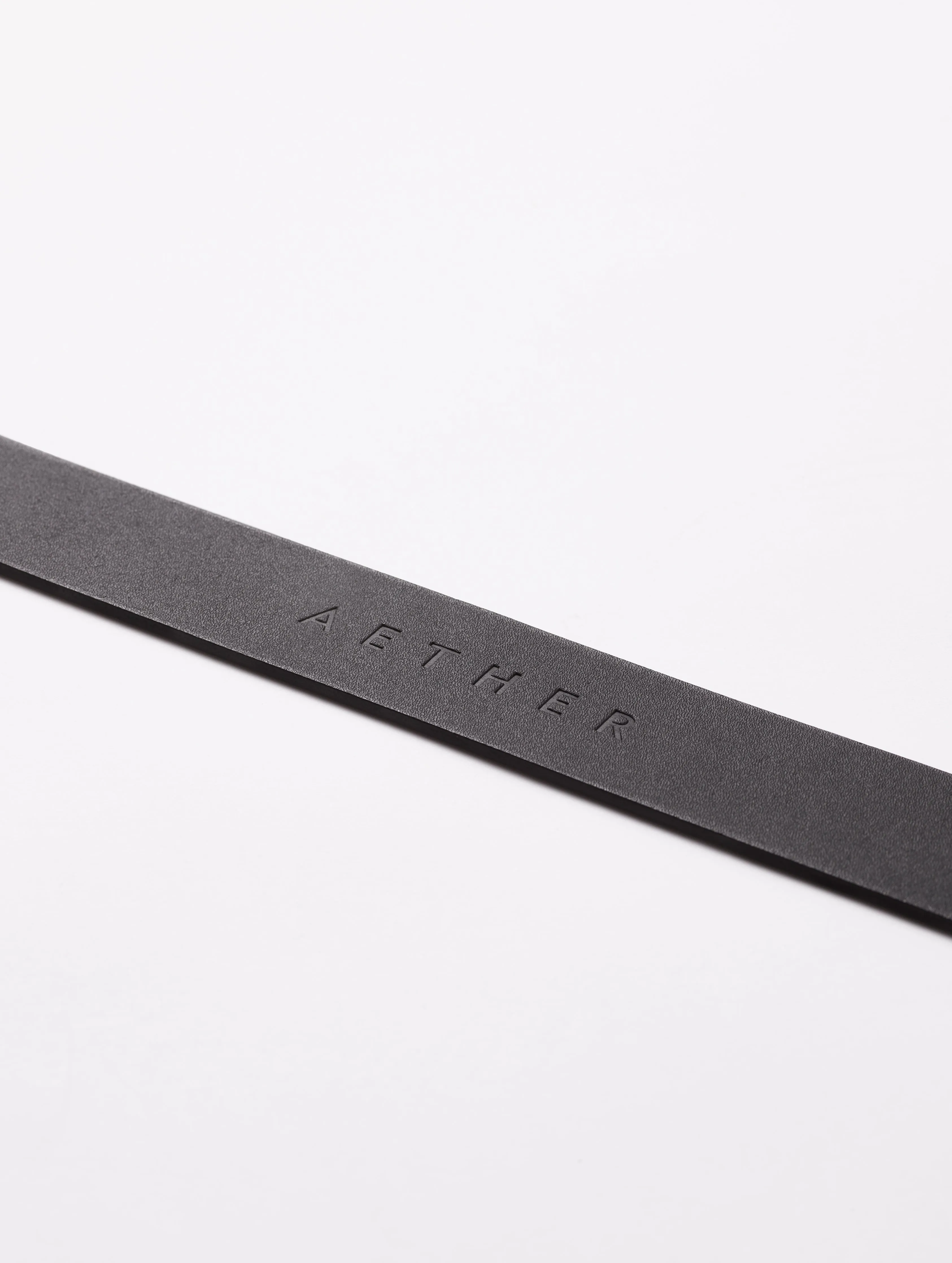 Canyon Leather Belt - Onyx Black