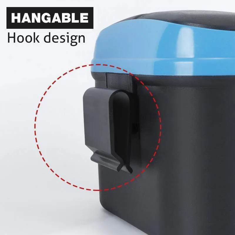 Car Trash Can with Double Lids