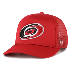 Carolina Hurricanes Red Foam Bill Mesh 47' Trucker Hat
