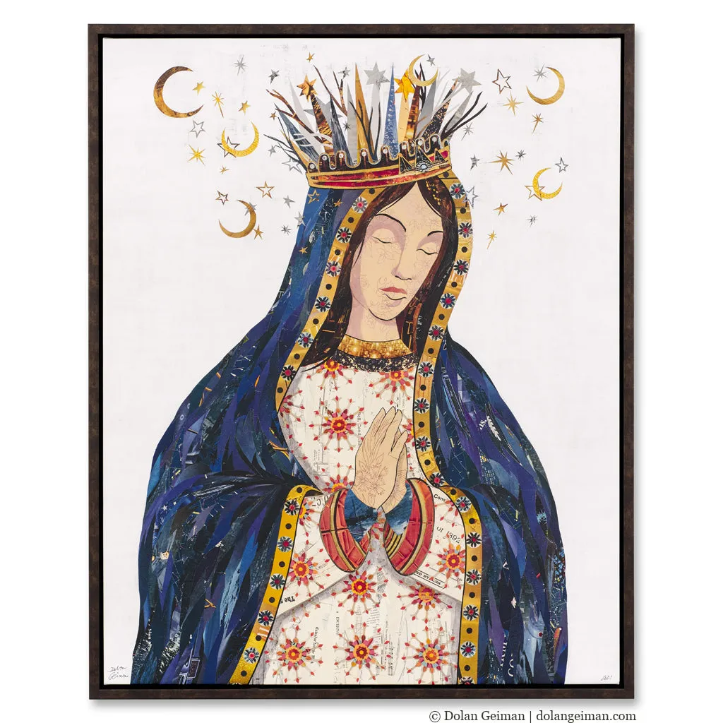 CELESTIAL QUEEN canvas print with float frame