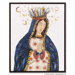 CELESTIAL QUEEN canvas print with float frame