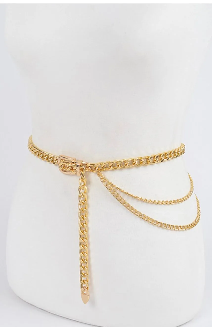 Chain Buckle Belt