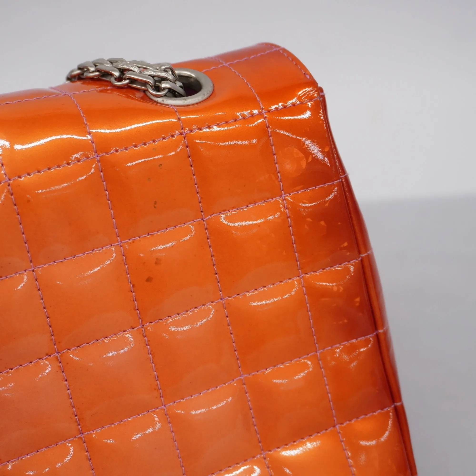 CHANEL   2.55 Chocolate Bar W Chain Women's Leather Shoulder Bag Pink