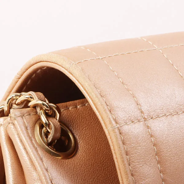 Chanel Around 2002 Made Chocobar 2.55 Chain Bag Rose Gold
