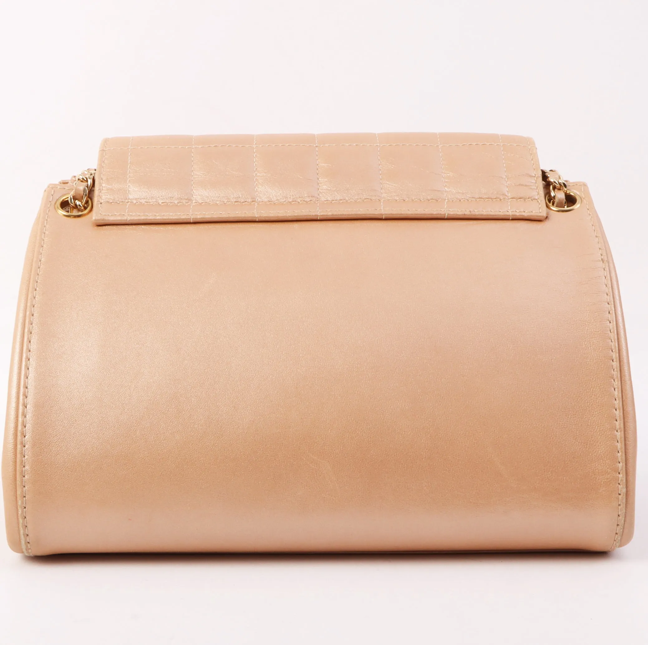 Chanel Around 2002 Made Chocobar 2.55 Chain Bag Rose Gold