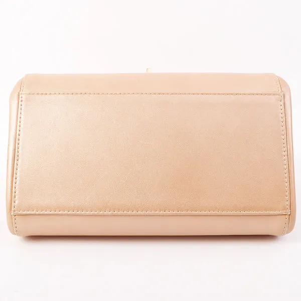 Chanel Around 2002 Made Chocobar 2.55 Chain Bag Rose Gold