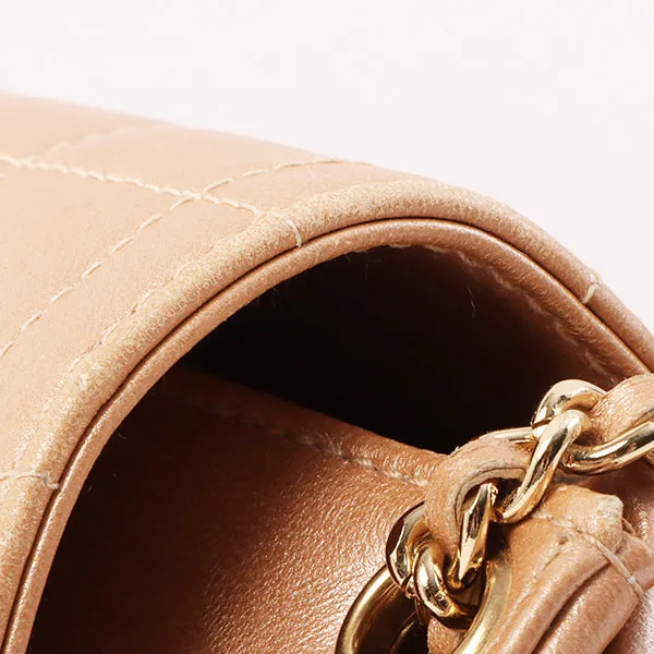 Chanel Around 2002 Made Chocobar 2.55 Chain Bag Rose Gold