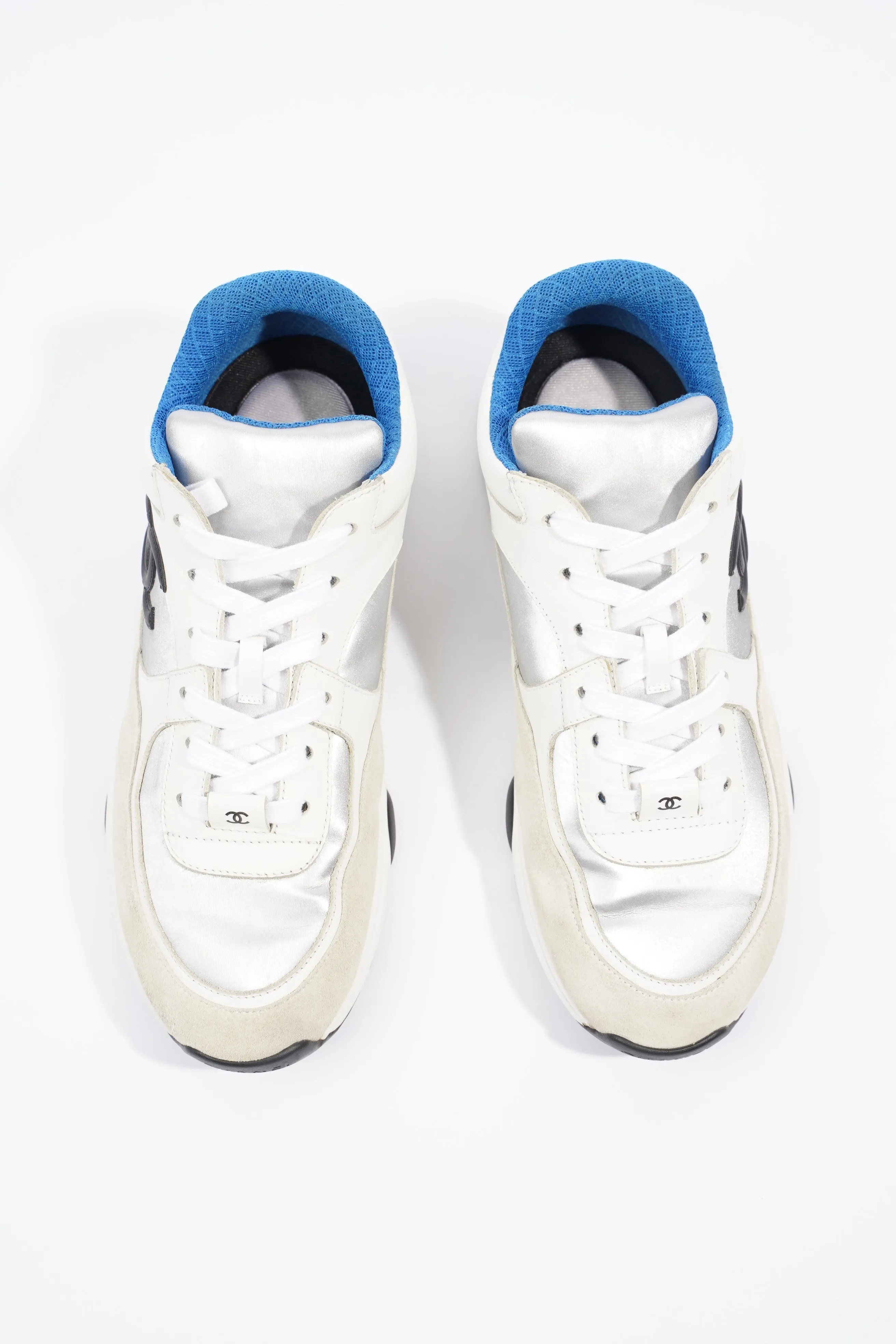 Chanel CC Runner White   Beige EU 41   UK 8
