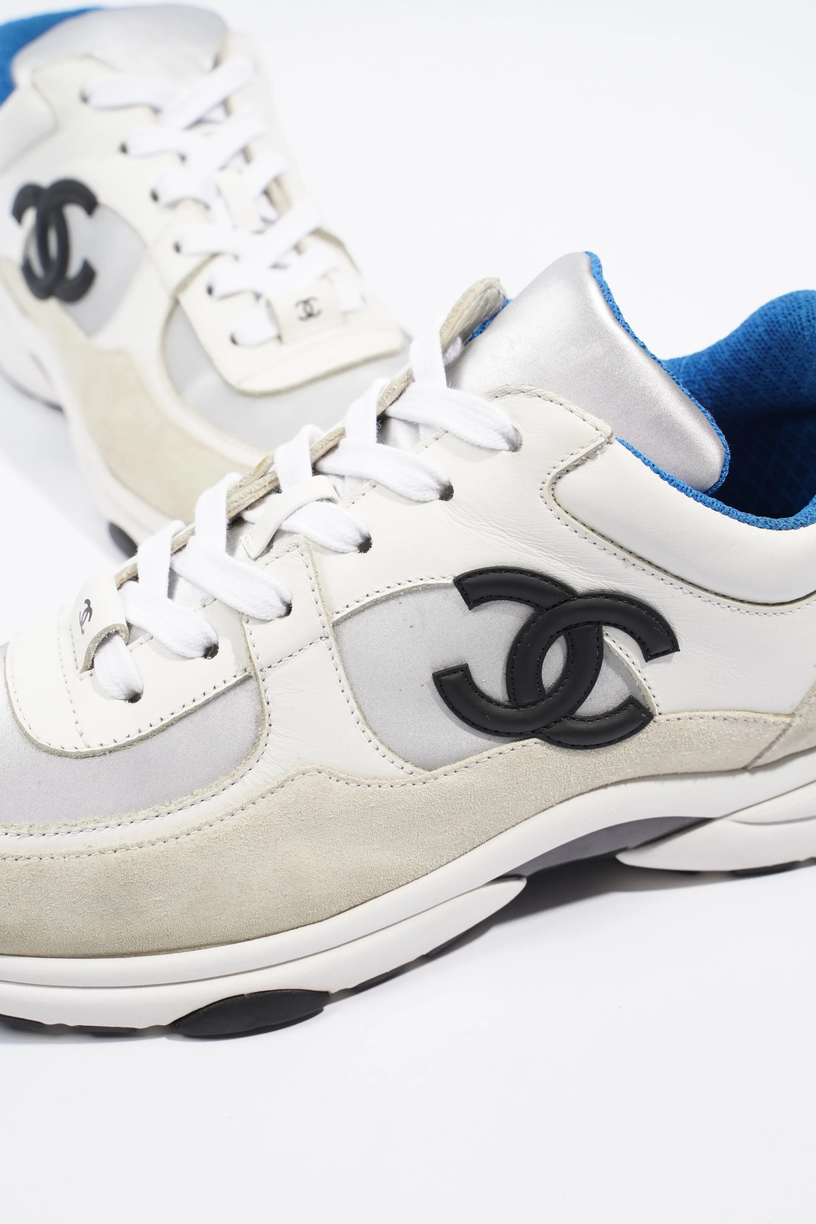 Chanel CC Runner White   Beige EU 41   UK 8