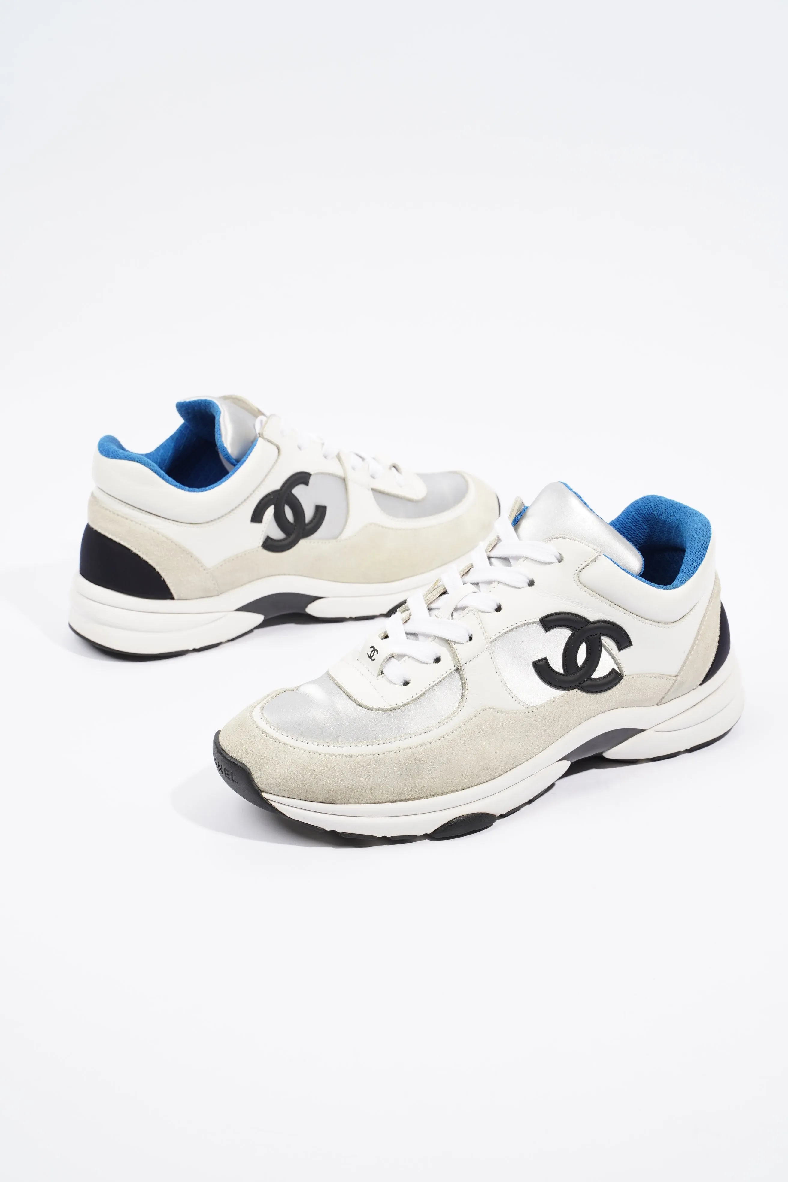 Chanel CC Runner White   Beige EU 41   UK 8