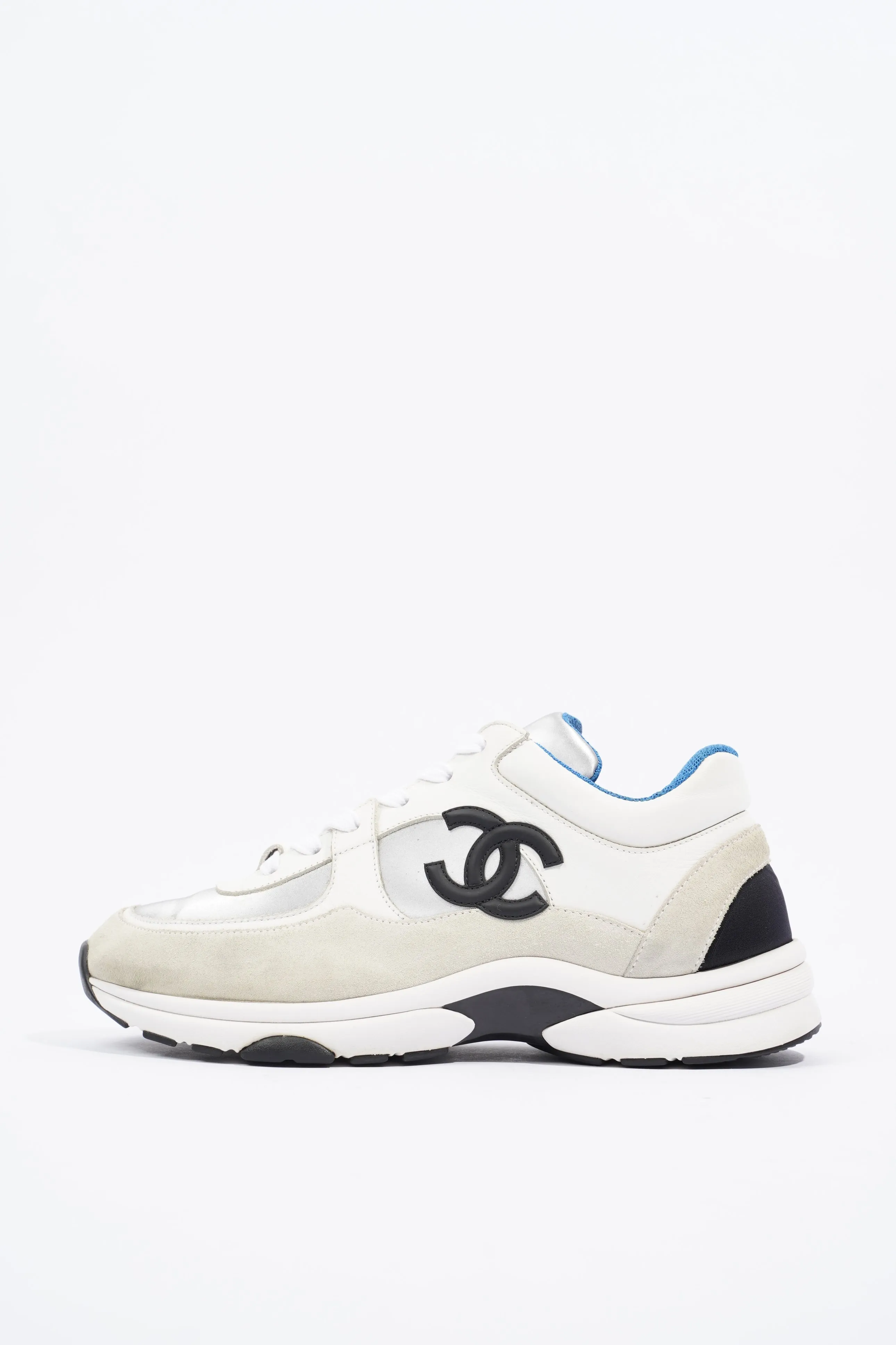 Chanel CC Runner White   Beige EU 41   UK 8