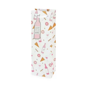 Cheat Day Single-Bottle Wine Bag by Cakewalk