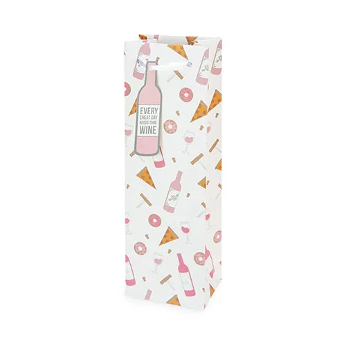 Cheat Day Single-Bottle Wine Bag by Cakewalk