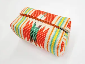 Cheryl Pouch Cosmetic or Carry Bag Multifunction Hand Woven Cotton