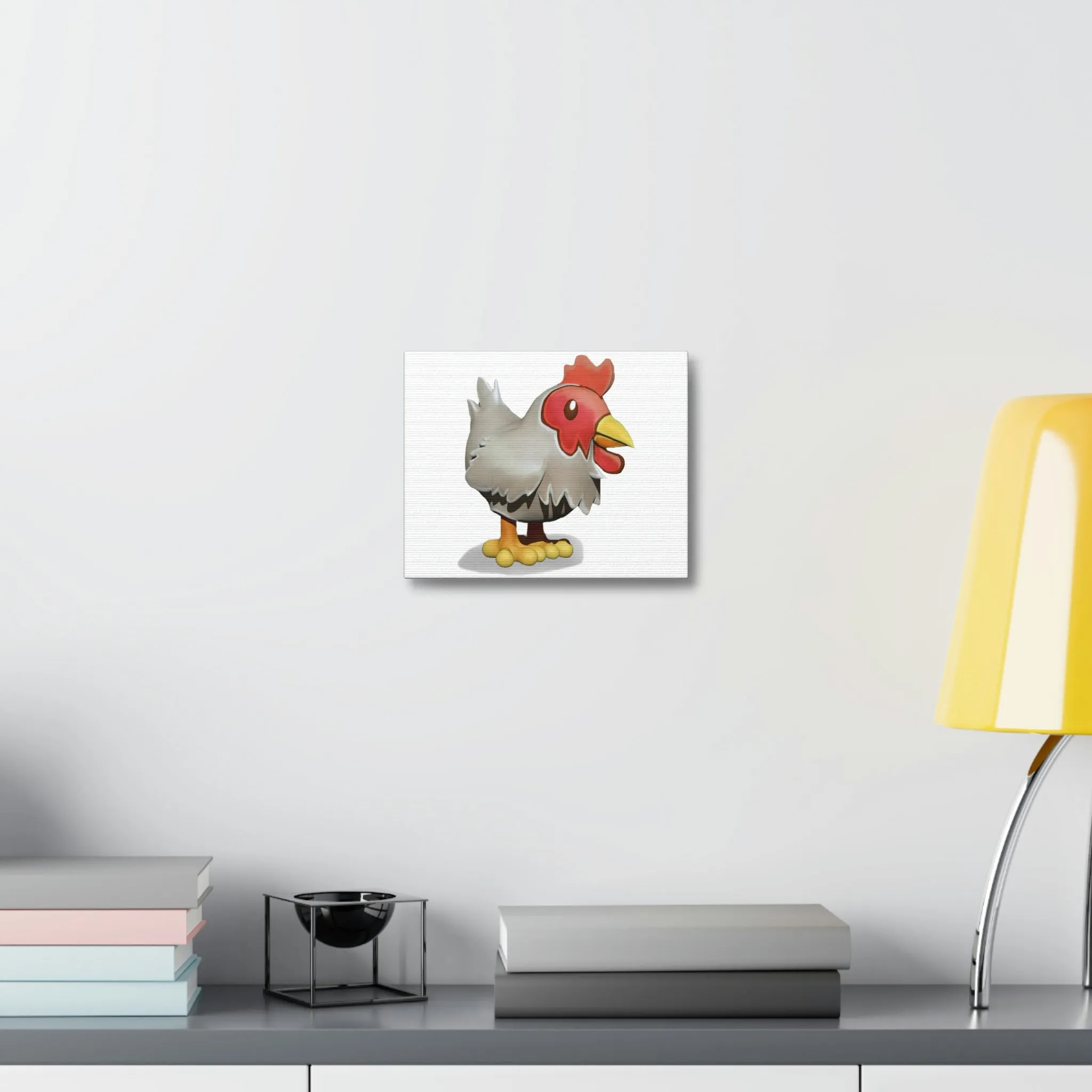 Chicken Stretched Canvas