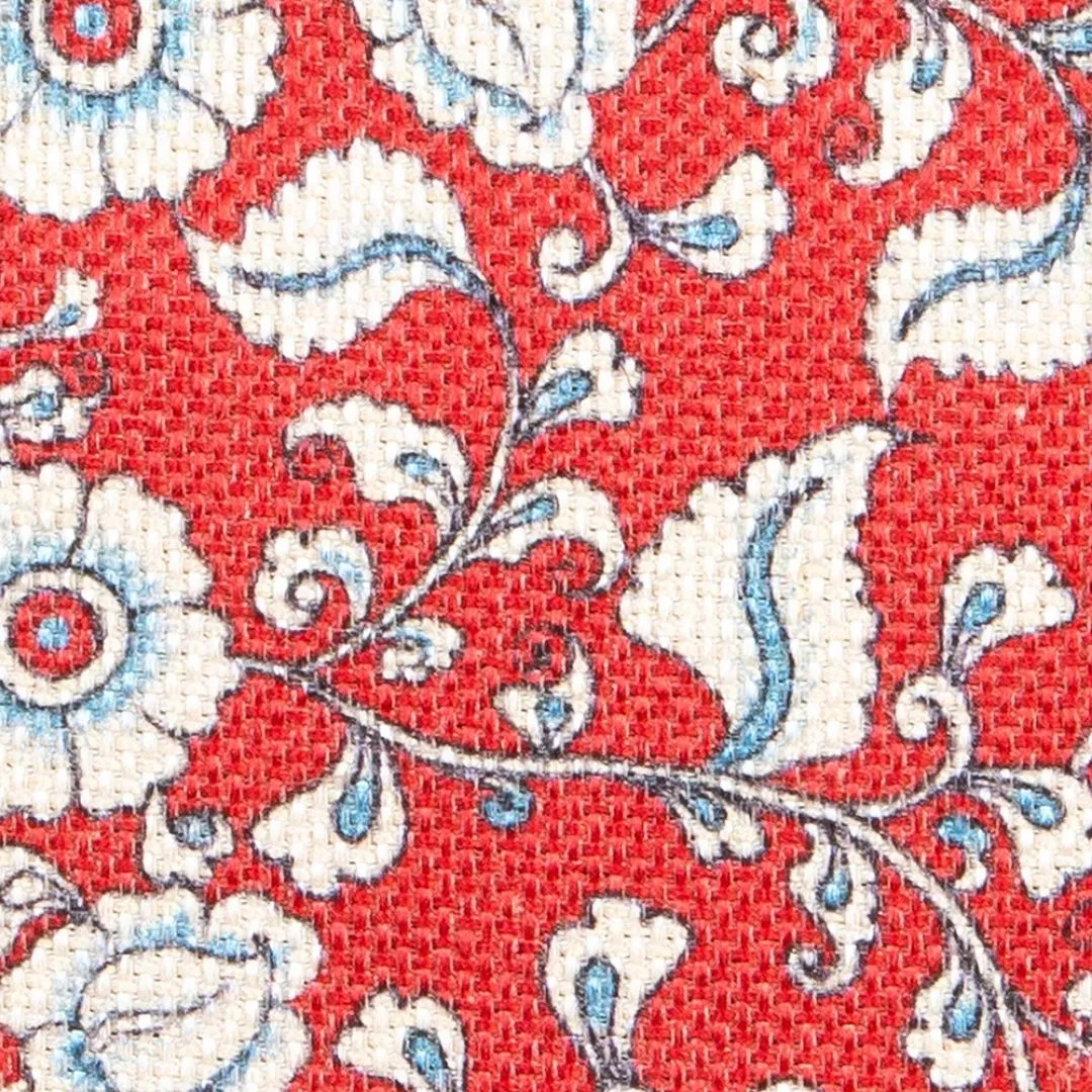 Chittoor Red Kalamkari- Office Bag & Chain Wallet Combo