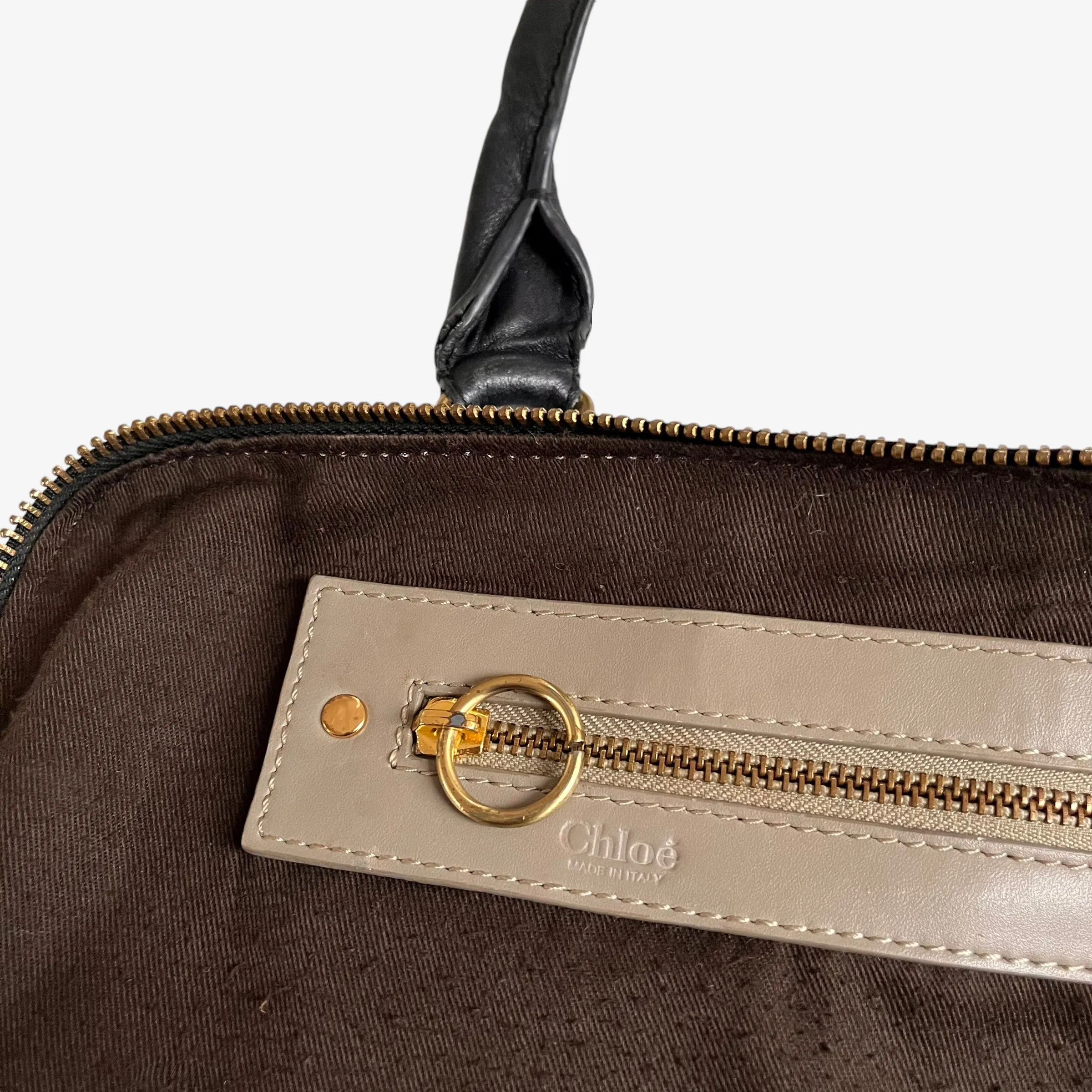 Chloé Leather Bay Tote Bag