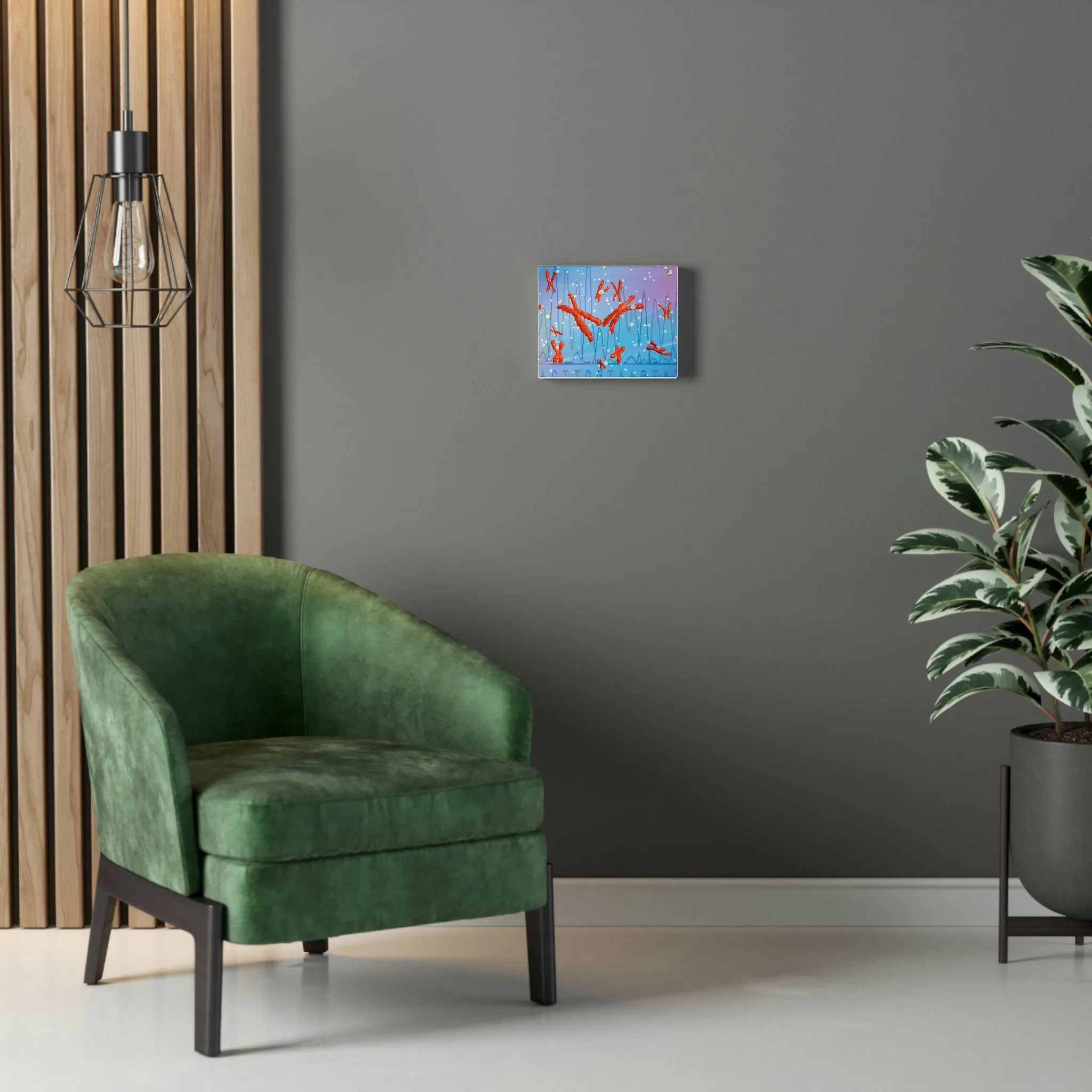 Chromosomes Stretched Canvas