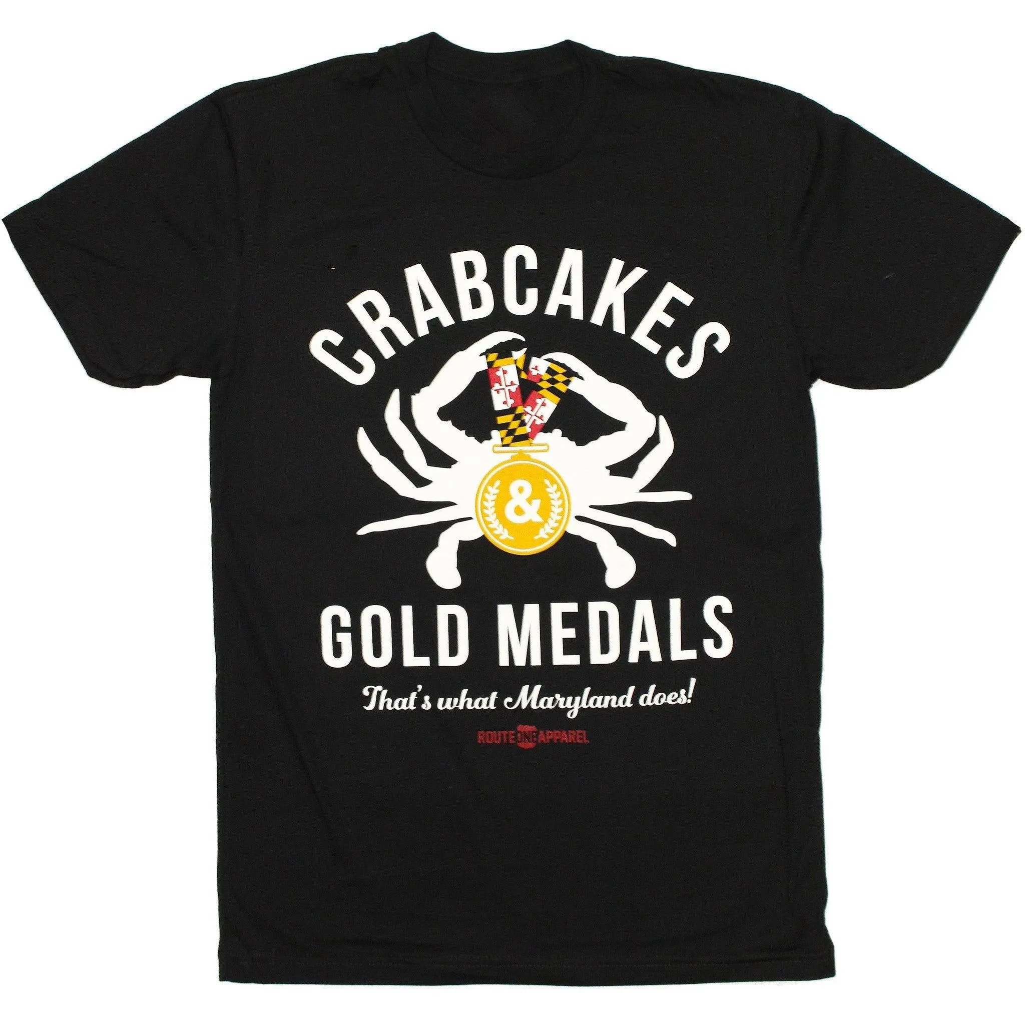 Classic Crabcakes & Gold Medals (Black) / Shirt