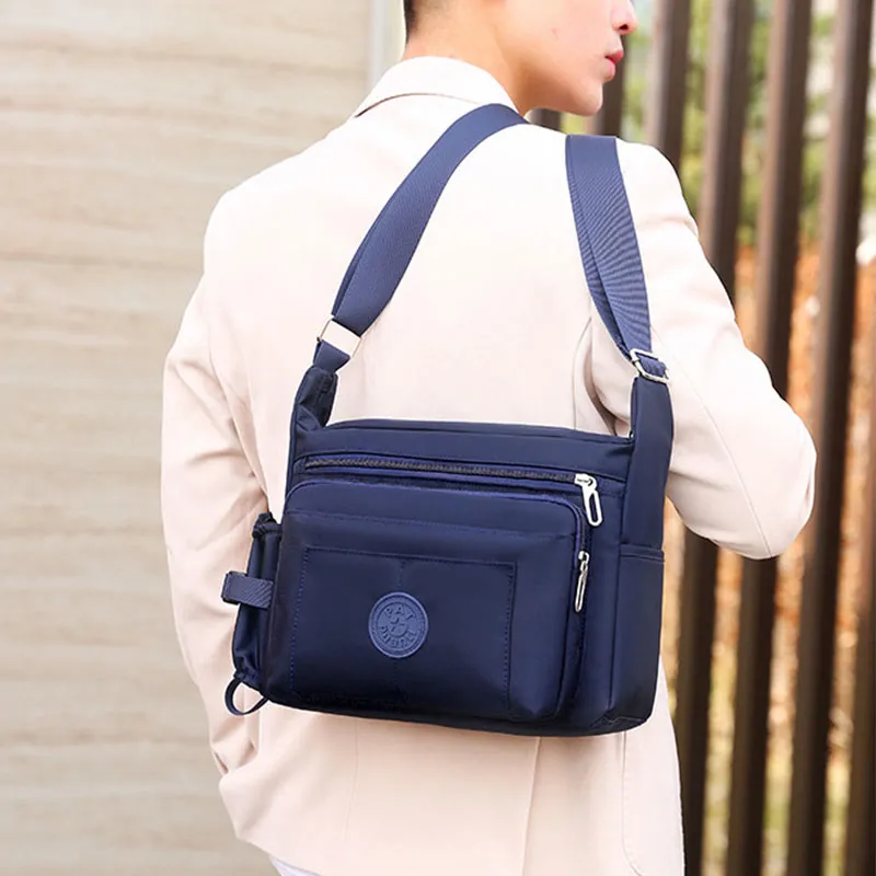 Classic Oxford Purse Waterproof Large Satchel Men Crossbody Bag