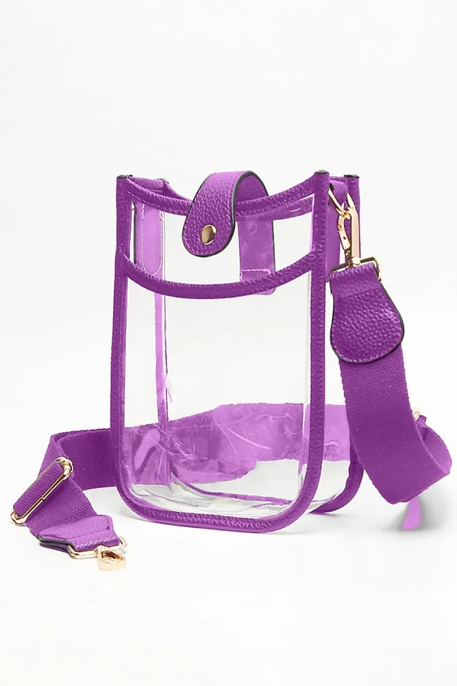 Clear Stadium Bag Mini Crossbody