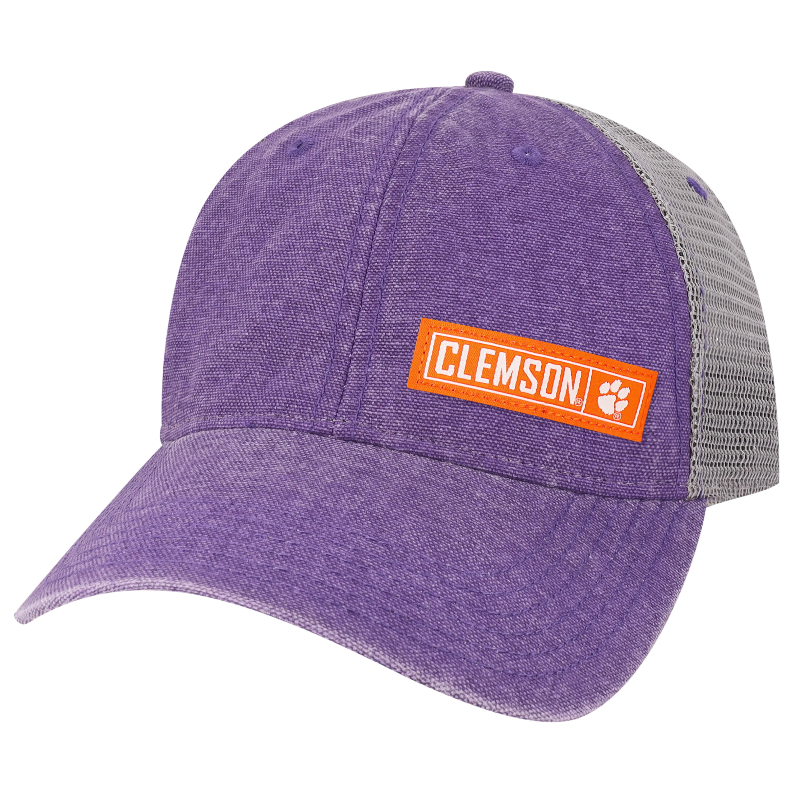 Clemson Purple/Grey Dashboard Trucker