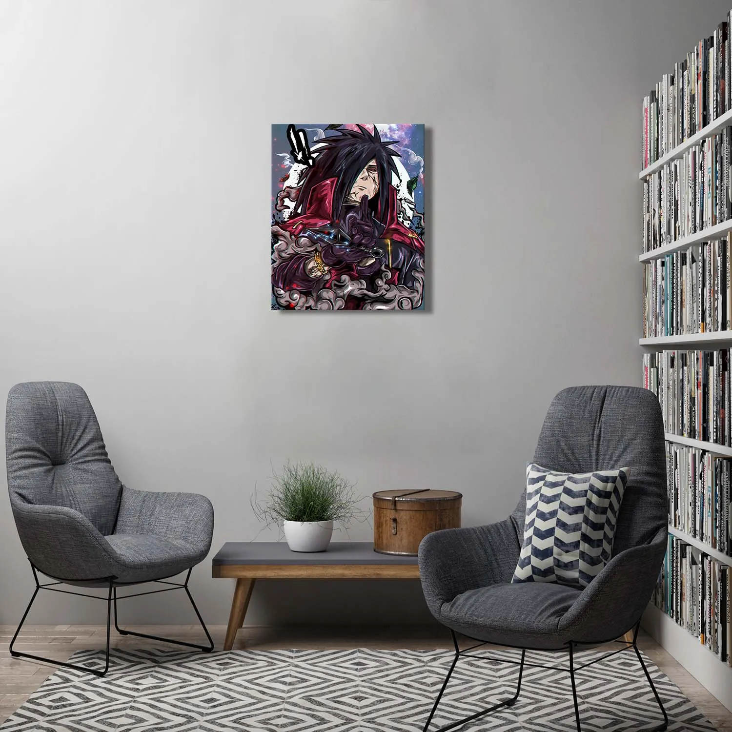 Co-founder of the Shinobi Village Canvas Wall Art