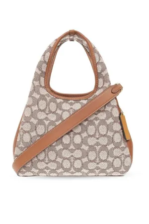 Coach Hadley Monogrammed Top Handle Bag