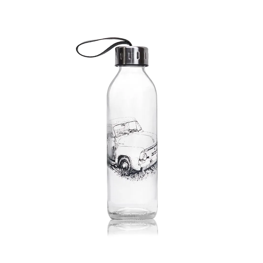 Consol Glass Sleek Sketch Bottle 500ml