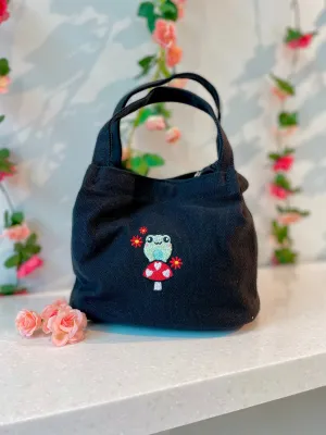 Convertible Mini Tote Bag - Froggy
