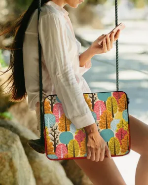 Cool Laptop Cover With Colorful Trees Pattern