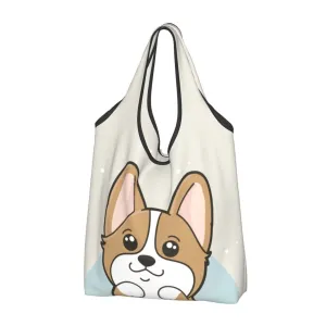 Corgi Foldable Eco Bag | Durable & Waterproof Reusable Bag