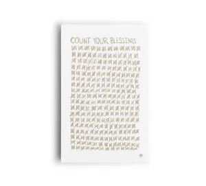 Count Your Blessings Canvas Print "Sand"