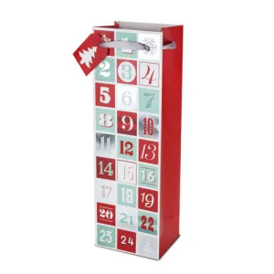 Countdown To Christmas Wine Bag